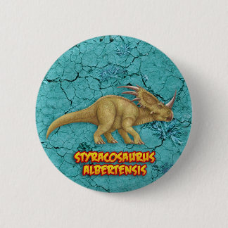 Badge Rond 5 Cm Styracosaurus
