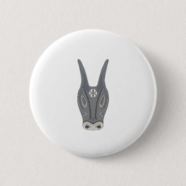 Badge Rond 5 Cm Su Boe Sardaigne Italie (Devant)