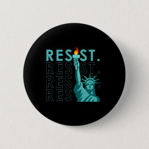 Badge Rond 5 Cm Subtil anti-Trump de la résistance Vintage