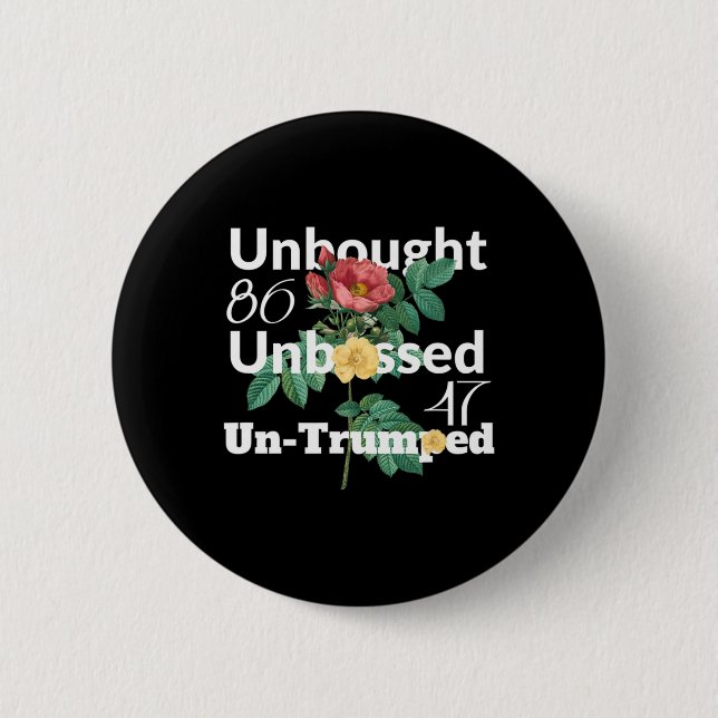 Badge Rond 5 Cm Subtle Floral Unbuy Unbossed Non-trumped. 8647 R (Devant)