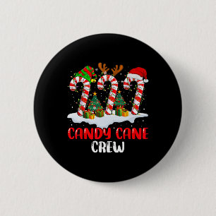 Badge Rond 5 Cm Sucre de canne Crew Noël drôle Famille Corresponda