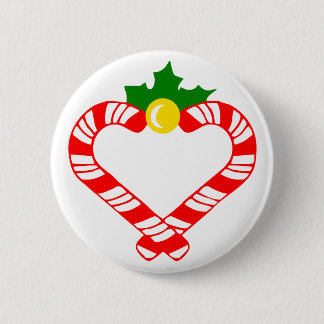 Badge Rond 5 Cm Sucre de canne de Noël