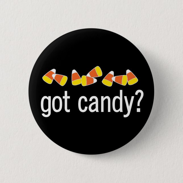Badge Rond 5 Cm Sucrerie obtenue ? bouton (Devant)