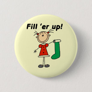 Badge Rond 5 Cm Suffisance de vacances 'heu vers le haut des