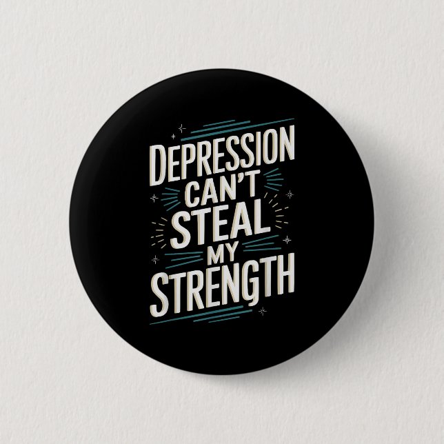 Badge Rond 5 Cm Suicide Awareness Depression Anxiety Mental Health (Devant)