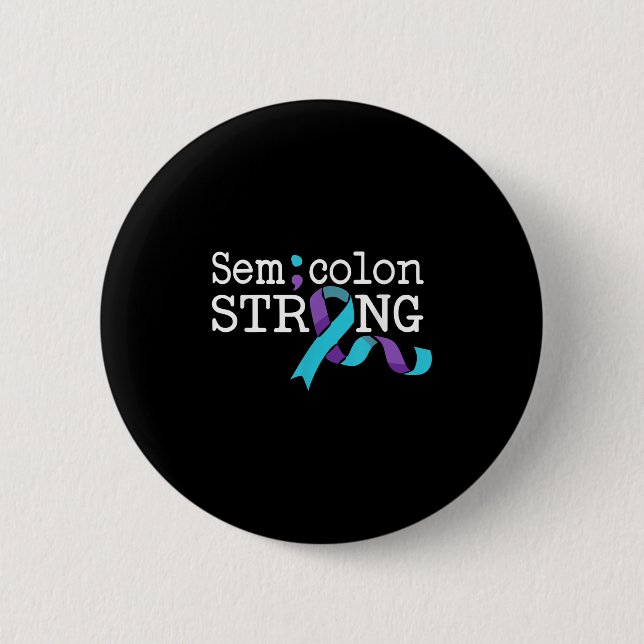 Badge Rond 5 Cm Suicide Awareness Suicide Prevention Suprt Survivo (Devant)