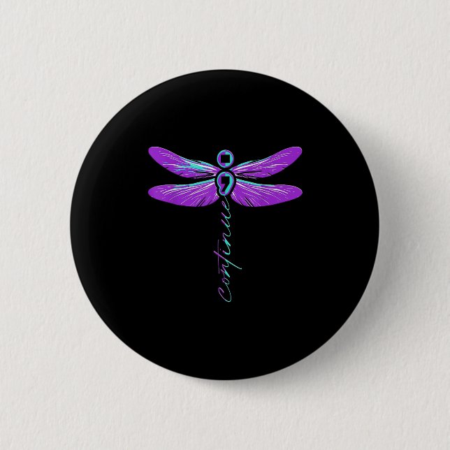 Badge Rond 5 Cm Suicide Awareness Suicide Prevention Suprt Survivo (Devant)