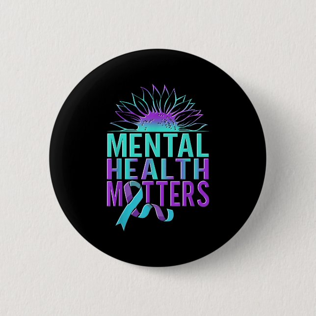 Badge Rond 5 Cm Suicide Awareness Suicide Prevention Suprt Survivo (Devant)