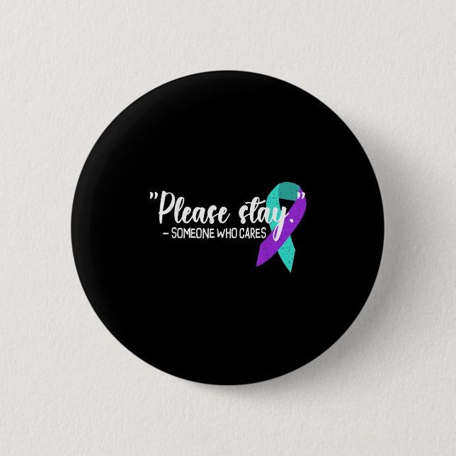 Badge Rond 5 Cm Suicide Awareness Suicide Prevention Suprt Survivo (Devant)
