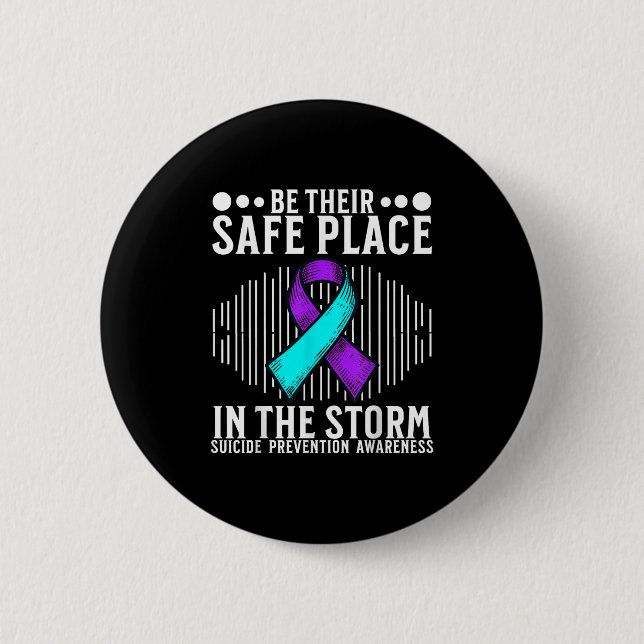 Badge Rond 5 Cm Suicide Awareness Suprt Suicide Prevention Awarene (Devant)