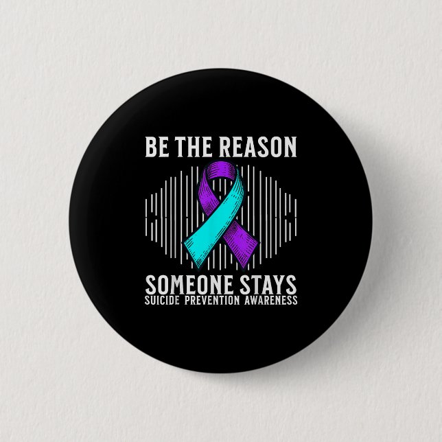 Badge Rond 5 Cm Suicide Awareness Suprt Suicide Prevention Awarene (Devant)