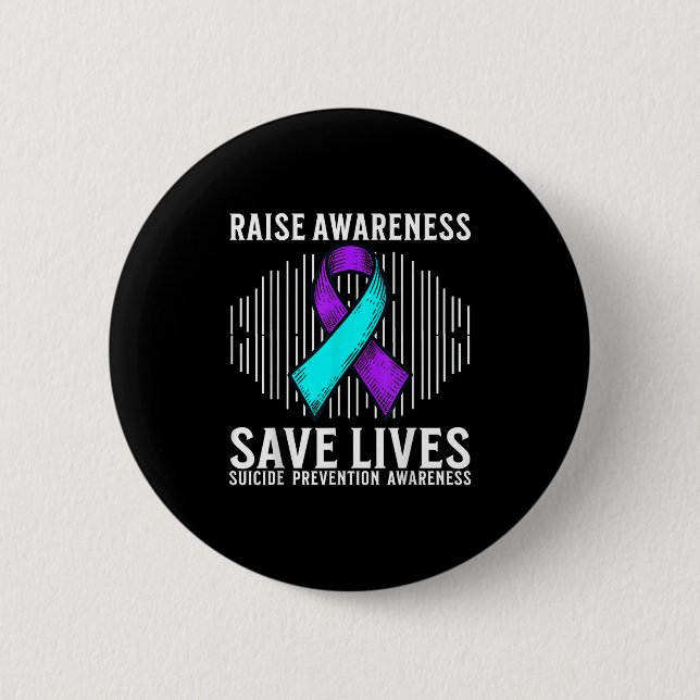 Badge Rond 5 Cm Suicide Awareness Suprt Suicide Prevention Awarene (Devant)