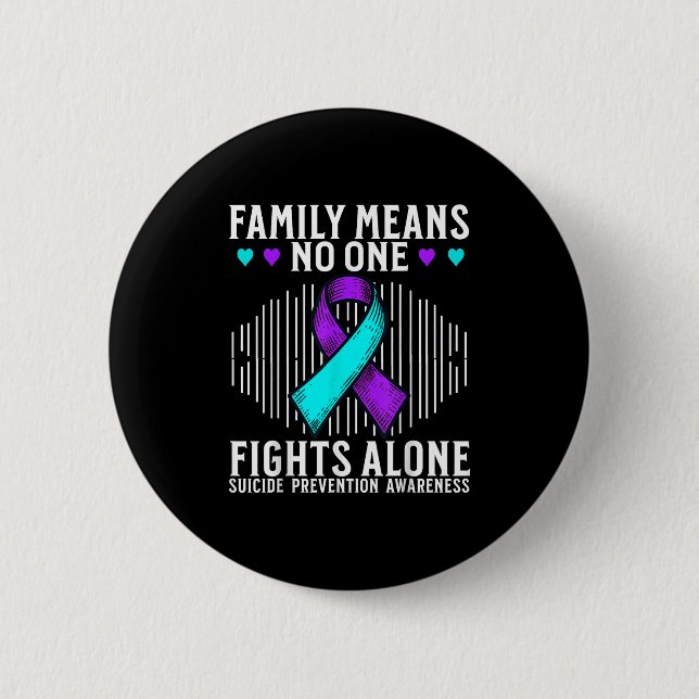 Badge Rond 5 Cm Suicide Awareness Suprt Suicide Prevention Awarene (Devant)