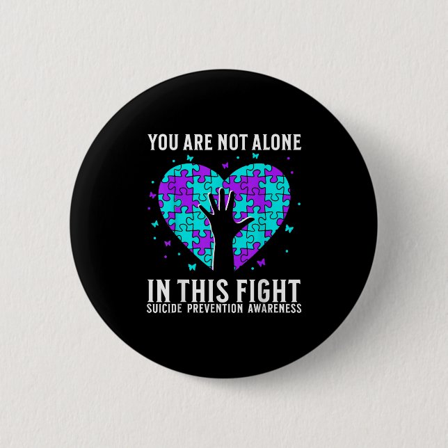 Badge Rond 5 Cm Suicide Awareness Suprt Suicide Prevention Awarene (Devant)