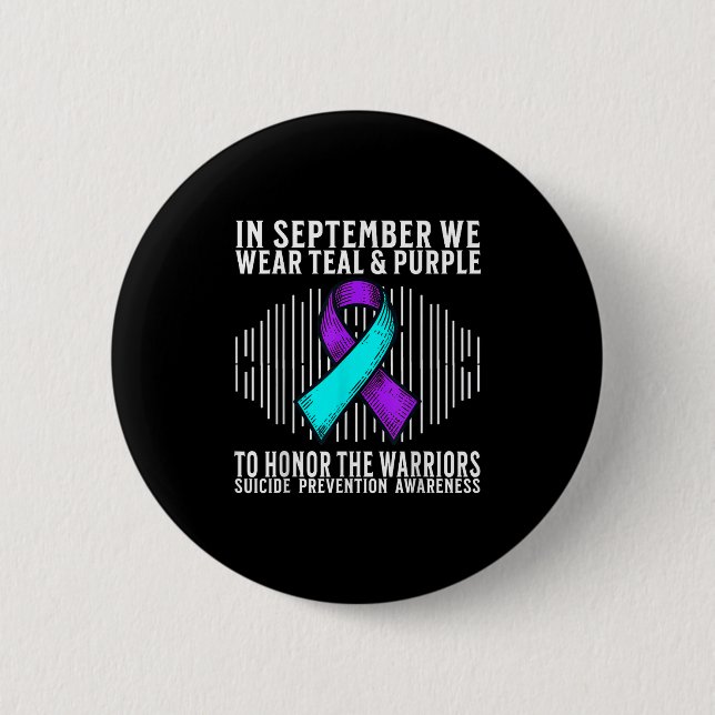 Badge Rond 5 Cm Suicide Awareness Suprt Suicide Prevention Awarene (Devant)