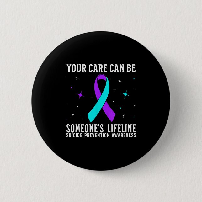 Badge Rond 5 Cm Suicide Awareness Suprt Suicide Prevention Awarene (Devant)