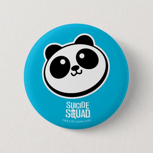 Badge Rond 5 Cm Suicide Squad | Logo de Panda Purveyor (Devant)