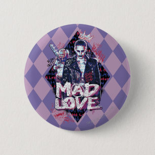 Badge Rond 5 Cm Suicide Squad Mad Love