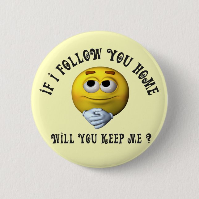 Badge Rond 5 Cm Suivez-vous (Devant)