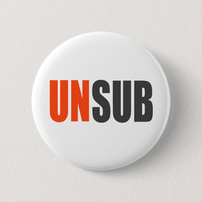 Badge Rond 5 Cm Sujet d'inconnu d'Unsub (Devant)