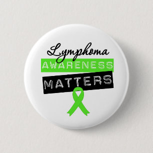 Badge Rond 5 Cm Sujets de conscience de lymphome