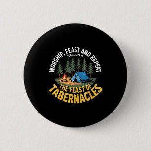 Badge Rond 5 Cm Sukkot _ Jours de fête hébreux israélites _ Fête d