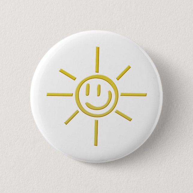 Badge Rond 5 Cm Sun font face (Devant)