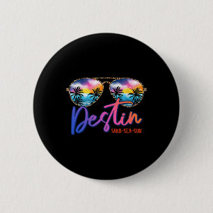 Badge Rond 5 Cm Sungles Destin Floride Plage Vacances Fam Correspo