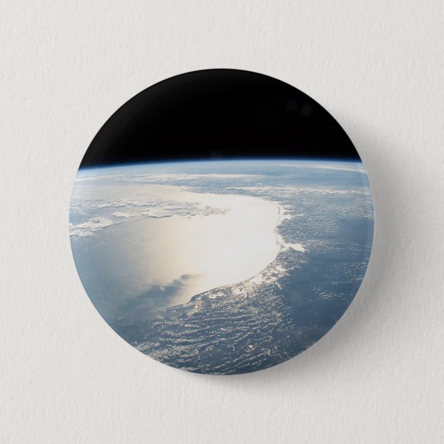 Badge Rond 5 Cm Sunglint Reflète Le Golfe Du Mexique (Devant)