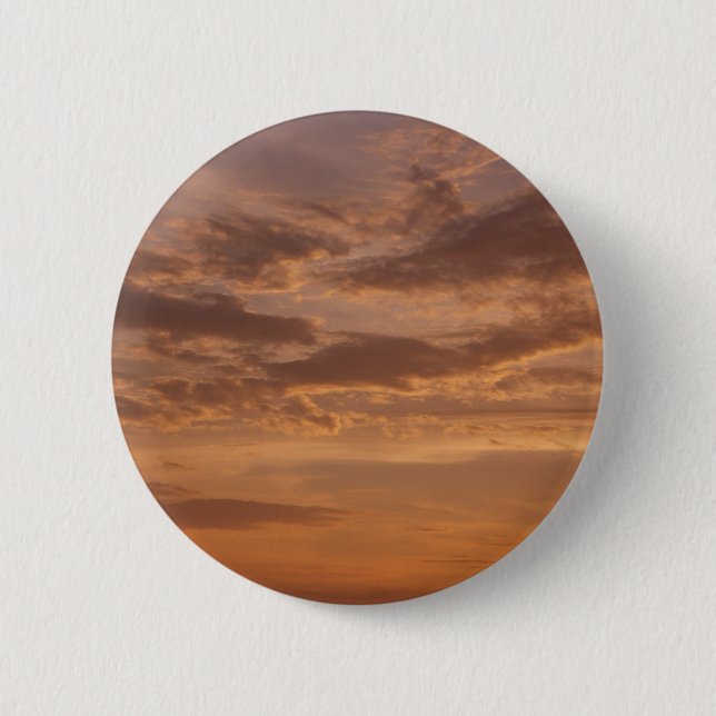 Badge Rond 5 Cm Sunset Clouds II Pastel Nature Abstraite (Devant)