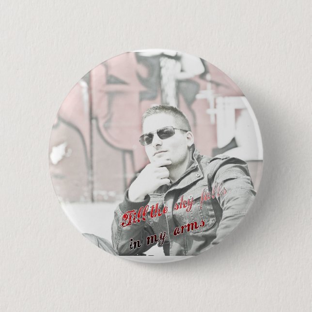 Badge Rond 5 Cm Sunshine Bling Button (Devant)