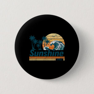 Badge Rond 5 Cm Sunshine Vibes Groupe Correspondant Famille Vacanc
