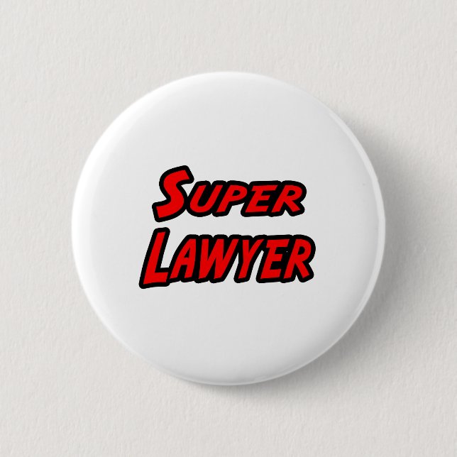 Badge Rond 5 Cm Super Avocat (Devant)