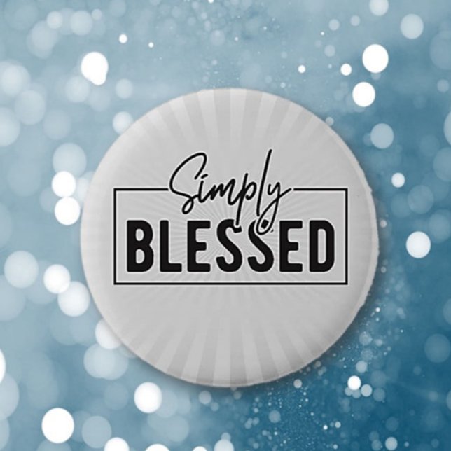 Badge Rond 5 Cm Super cadeau ! Fondée simplement sur la croyance b (Créateur téléchargé)