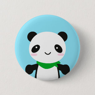 Badge Rond 5 Cm Super Cute Kawaii Panda