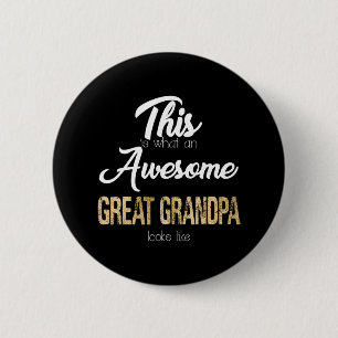 Badge Rond 5 Cm Super Grand Grand Papi Spécial Grand Papi