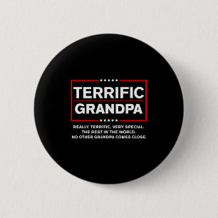Badge Rond 5 Cm Super Papy - Campagne drôle de Donald Trump