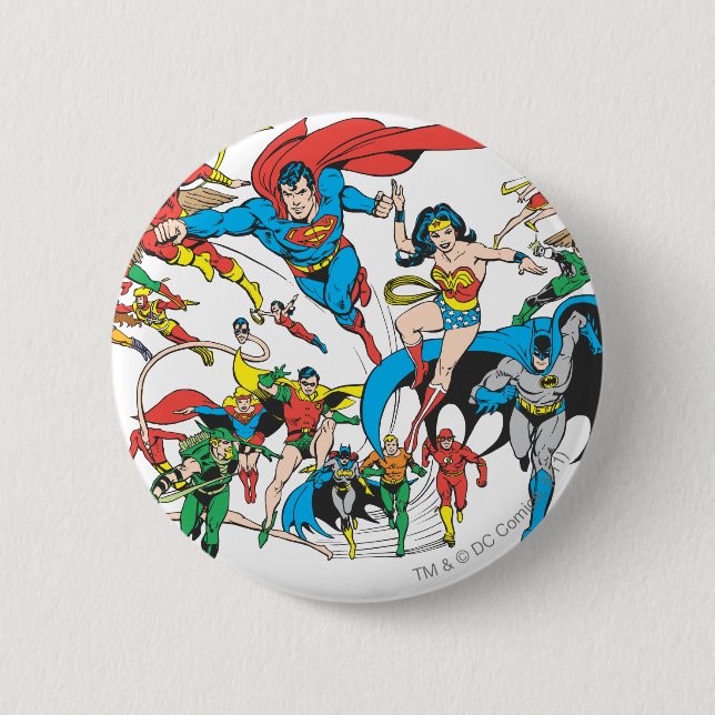 Badge Rond 5 Cm Super Powers™ Collection 3 (Devant)