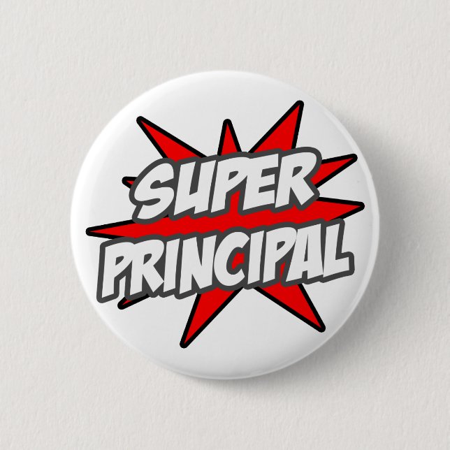 Badge Rond 5 Cm Super principal (Devant)