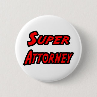 Badge Rond 5 Cm Super Procureur