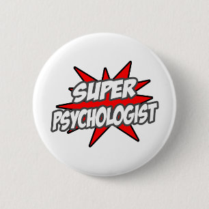 Badge Rond 5 Cm Super psychologue