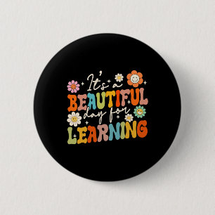 Badge Rond 5 Cm Super Sa Belle Journée Pour Reprendre Scho