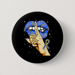 Badge Rond 5 Cm Super Sensibilisation à l'Autisme Ne jugez pas ce