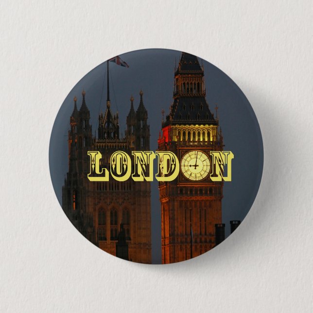 Badge Rond 5 Cm Superbe photo London Pro (Devant)