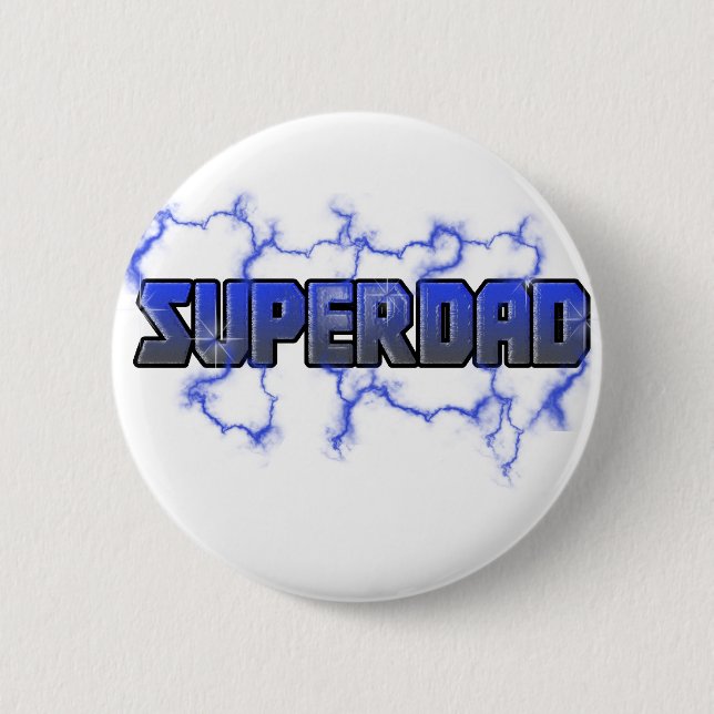 Badge Rond 5 Cm Superdad de électrification (Devant)