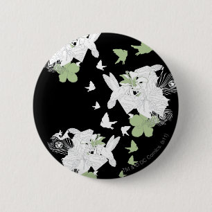 Badge Rond 5 Cm Supergirl Birds and Feathers