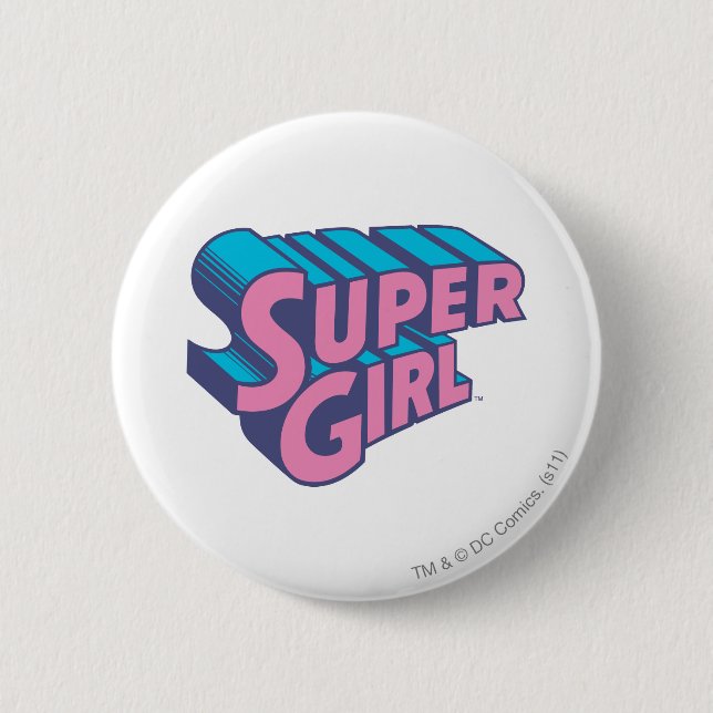 Badge Rond 5 Cm Supergirl J-pop 10 (Devant)