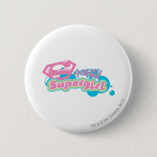 Badge Rond 5 Cm Supergirl J-Pop 3