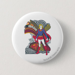Badge Rond 5 Cm Supergirl Random World 1