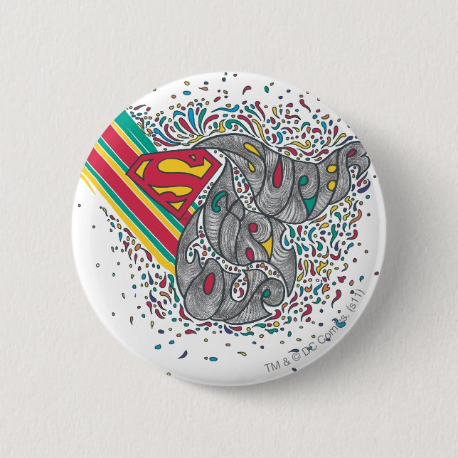 Badge Rond 5 Cm Supergirl Random World 2 (Devant)